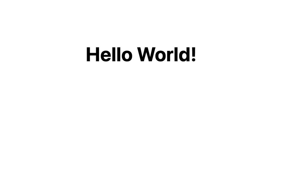 Rails Hello World